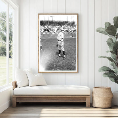 1921 Pittsburgh NL Baseball Star in Vintage Glass Negative