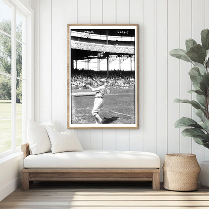 1920 Chicago Baseball Star: Amos Strunk in Action