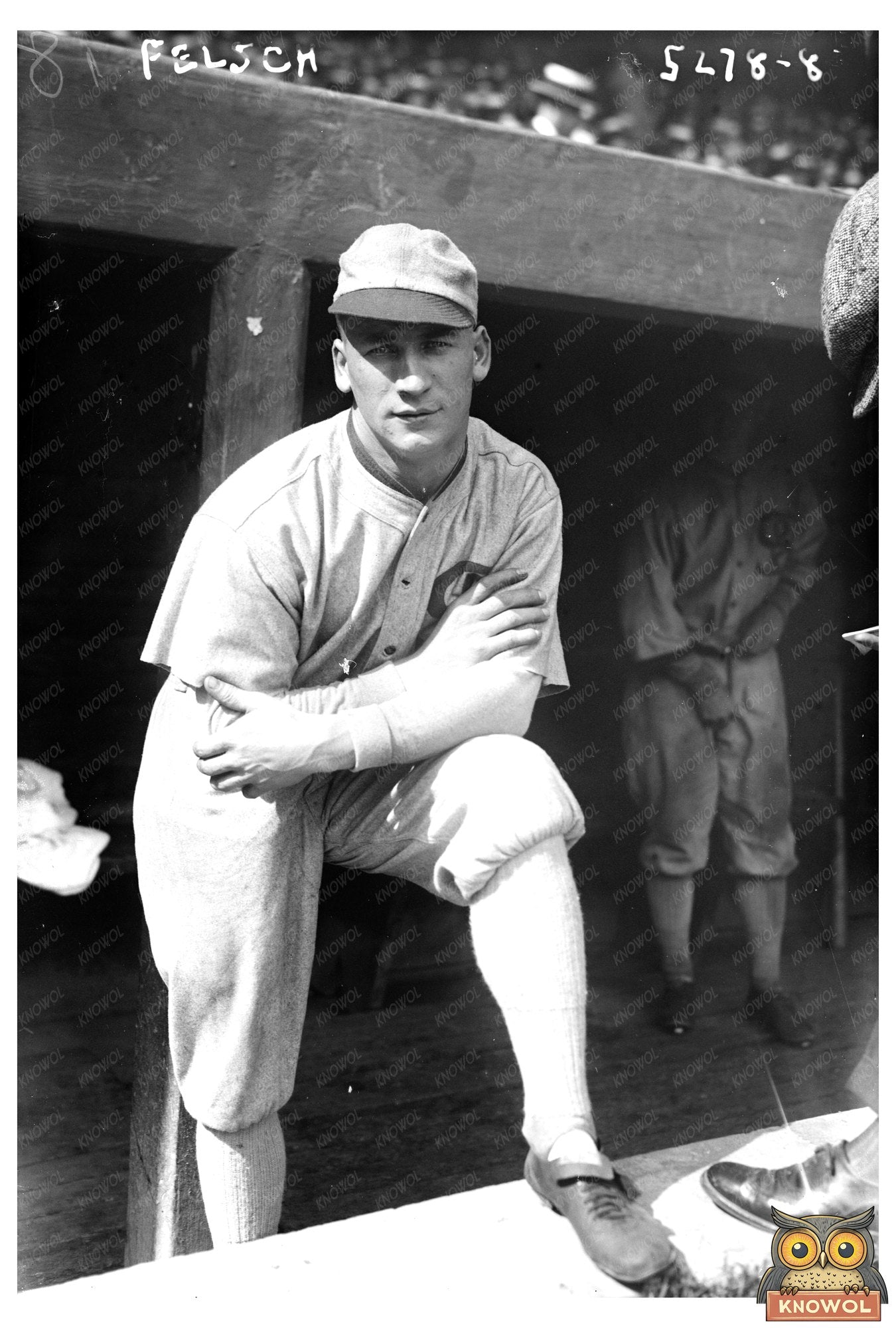 1920s Chicago Baseball Star in Action