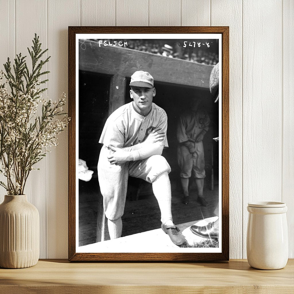 1920s Chicago Baseball Star in Action