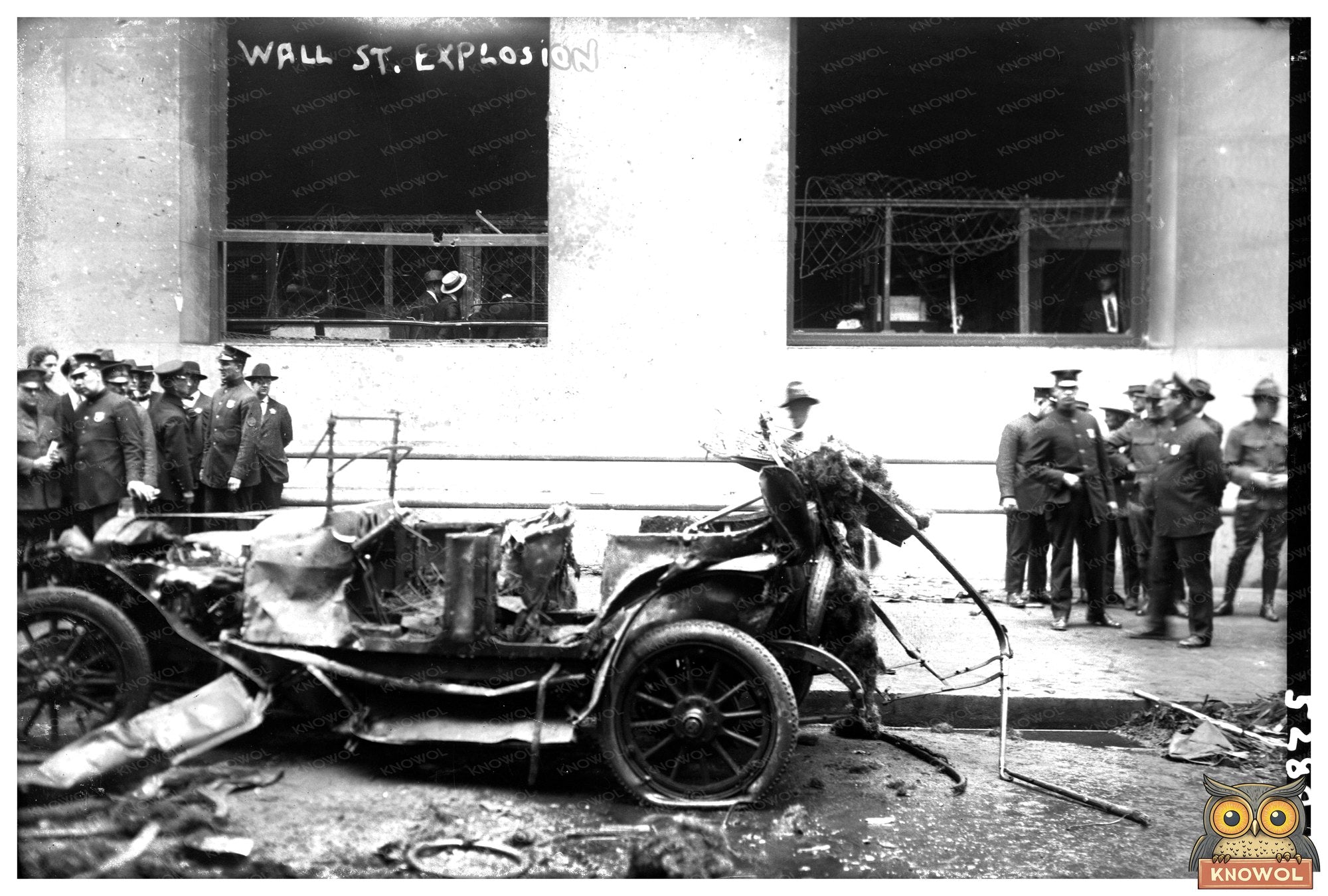 Devastation on Wall Street: 1920 Explosion Aftermath