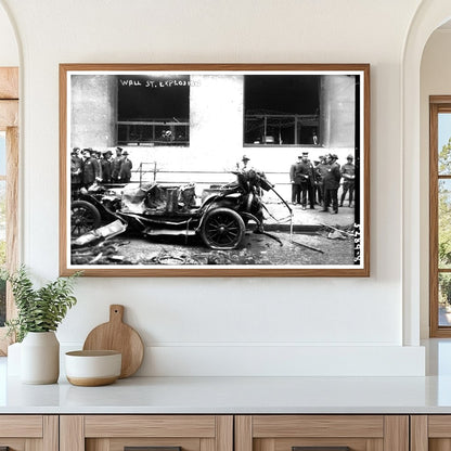 Devastation on Wall Street: 1920 Explosion Aftermath