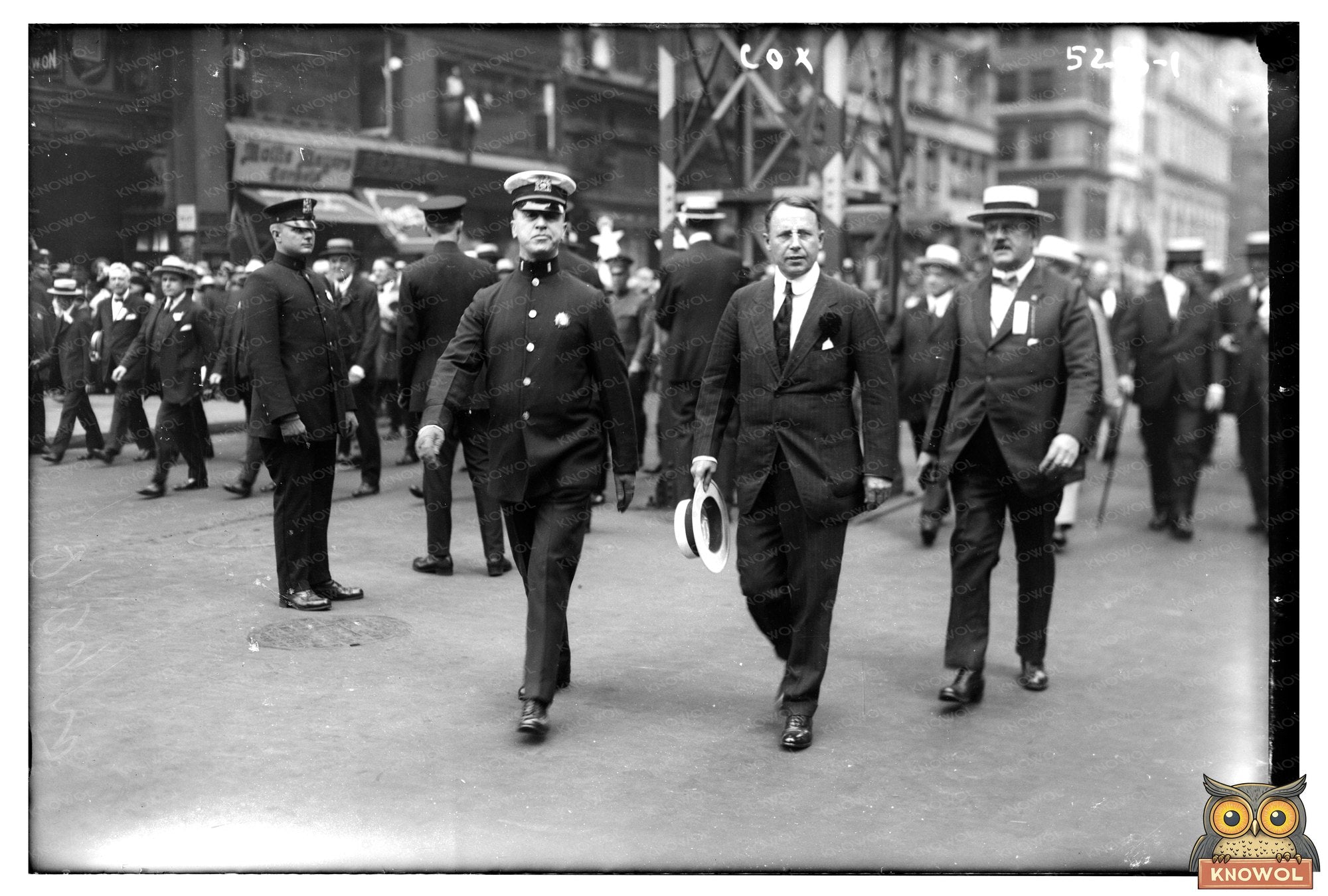 1920 Presidential Hopeful James M. Cox in New York