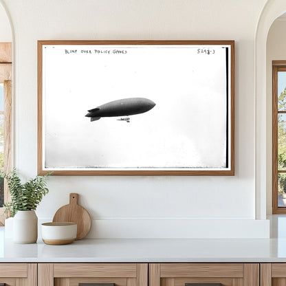 1920 Police Games: Historic Blimp Overhead