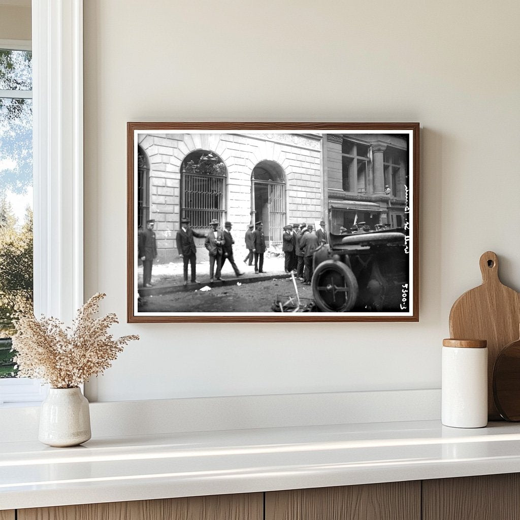 1920 Wall Street Bombing: A Historic Moment Captured