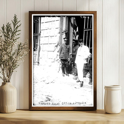 1920 Wall Street Guard at Historic Assay Office