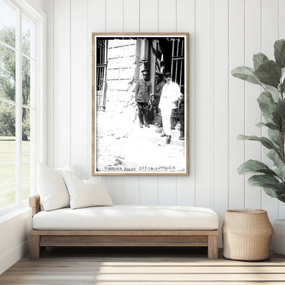 1920 Wall Street Guard at Historic Assay Office