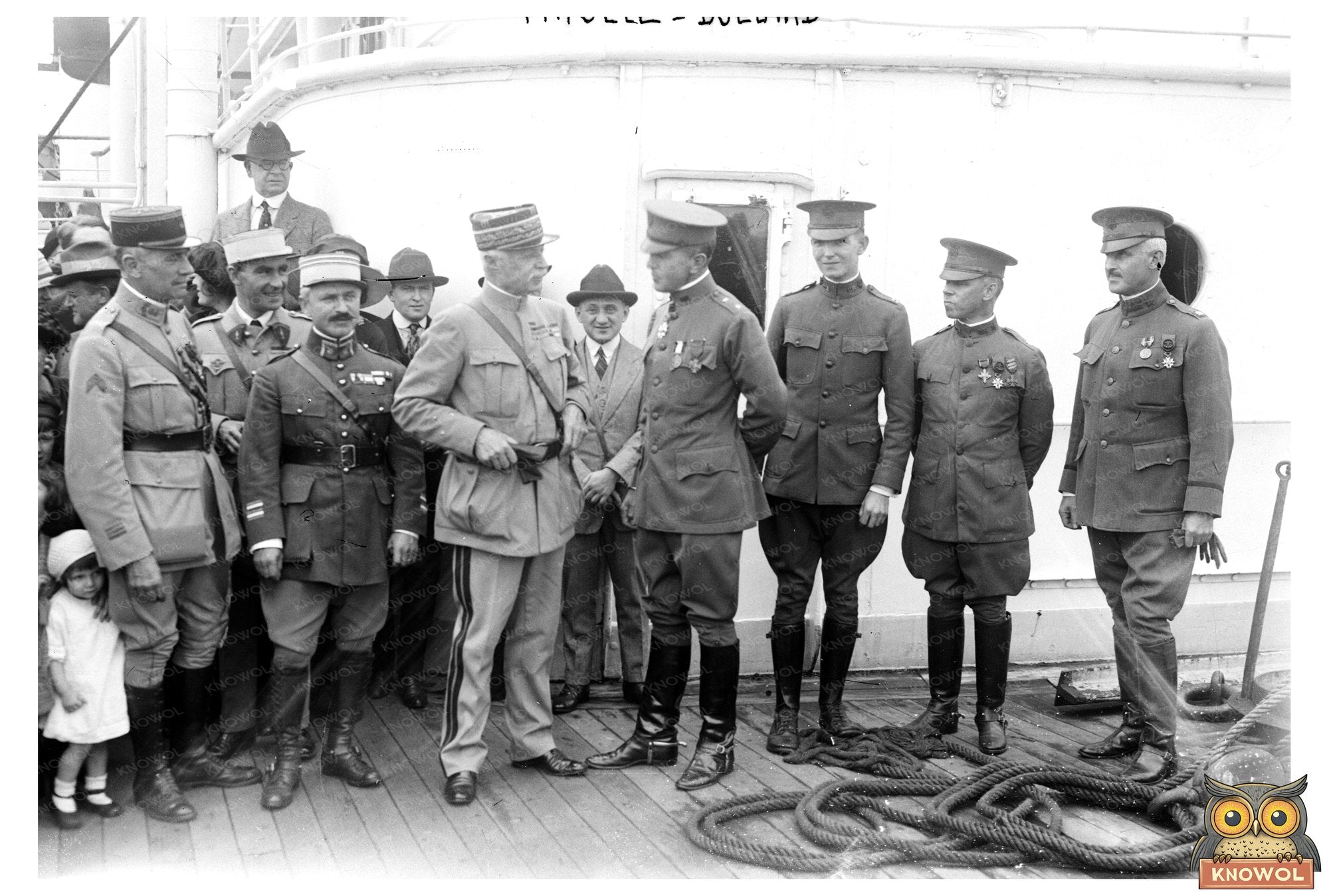 1920 Historic Portrait of Fayolle & Bulliard Duo