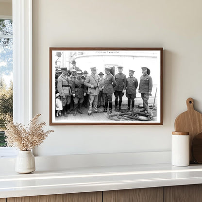 1920 Historic Portrait of Fayolle & Bulliard Duo