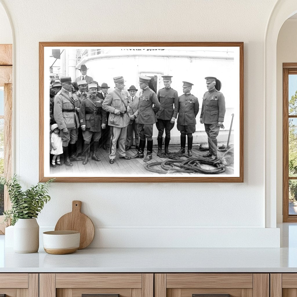 1920 Historic Portrait of Fayolle & Bulliard Duo