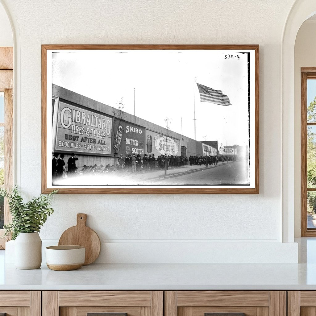 1920 Ebbets Field: Bustling Baseball Heritage Scene