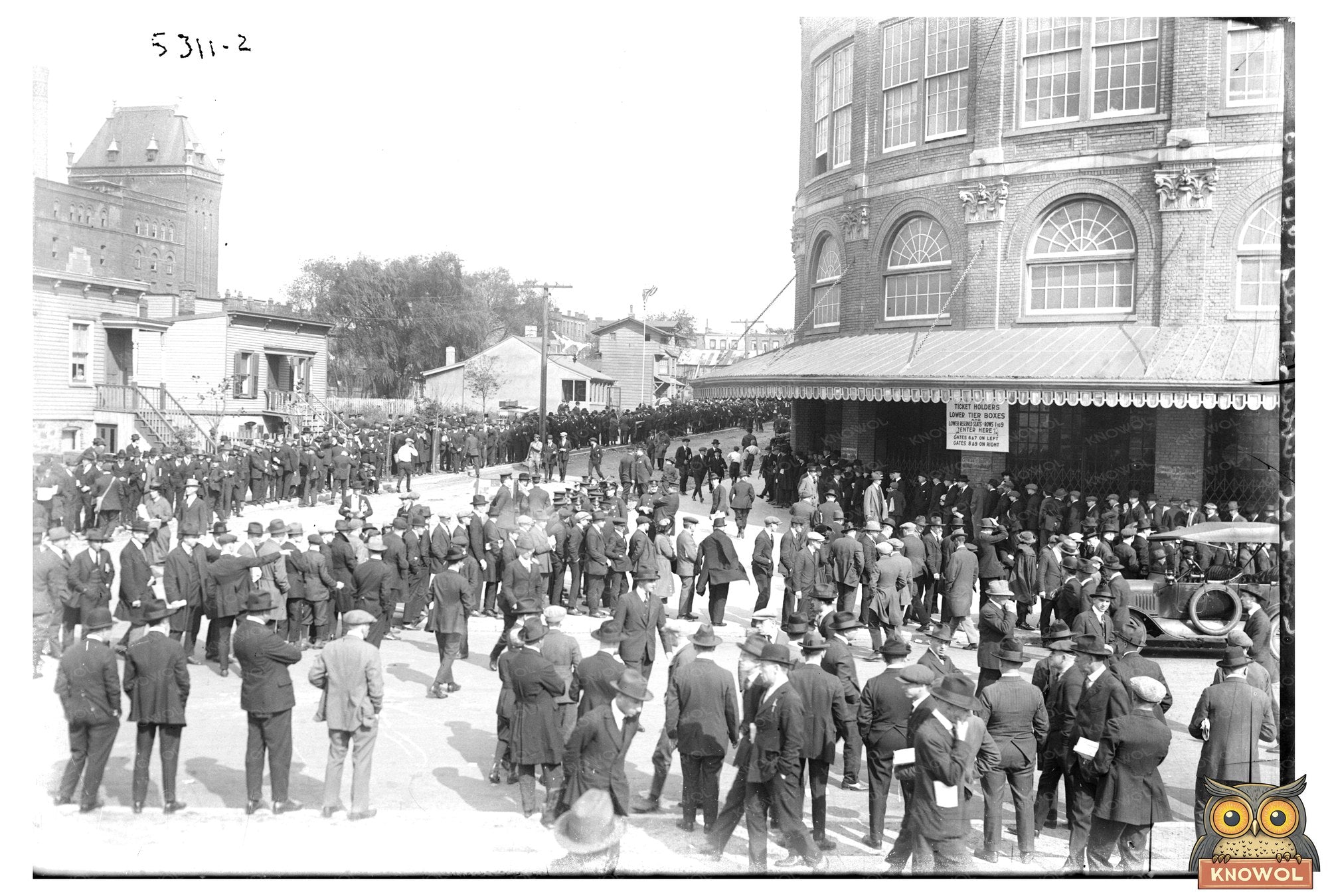Vibrant Crowd at Ebbets Field, Brooklyn 2020