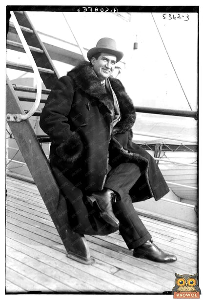 1920s Portrait of A. Coates: Iconic Historical Image