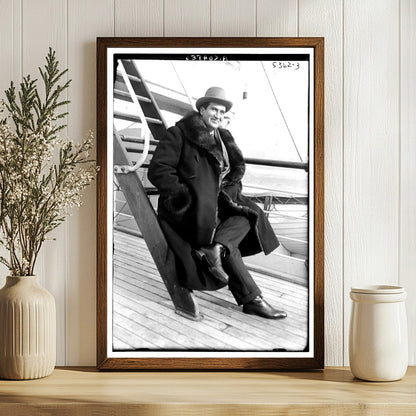 1920s Portrait of A. Coates: Iconic Historical Image