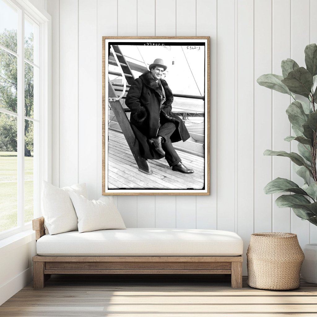 1920s Portrait of A. Coates: Iconic Historical Image