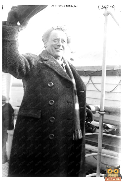 1921 Portrait of Classical Conductor Mengelberg