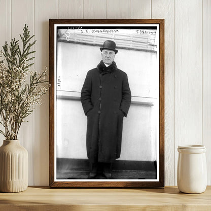 1910s Portrait of Industrialist & Art Patron S.R. Guggenheim