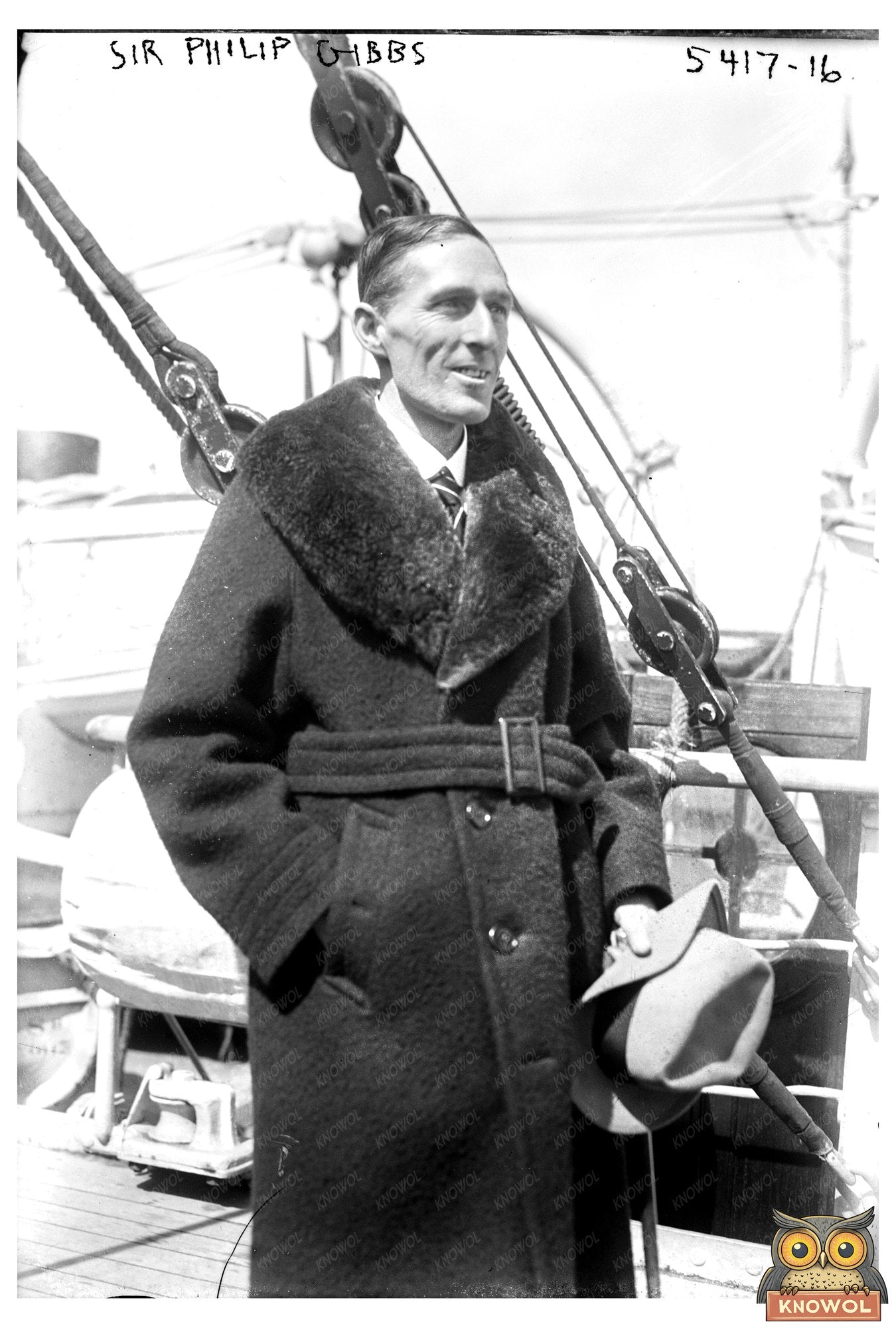 1921 Portrait of Notable War Correspondent