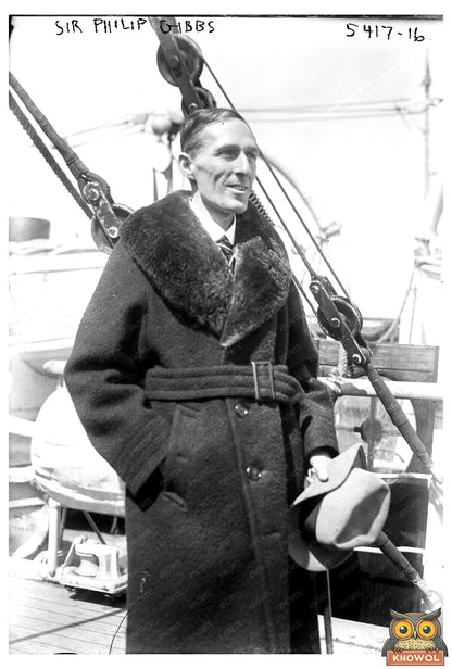 1921 Portrait of Notable War Correspondent