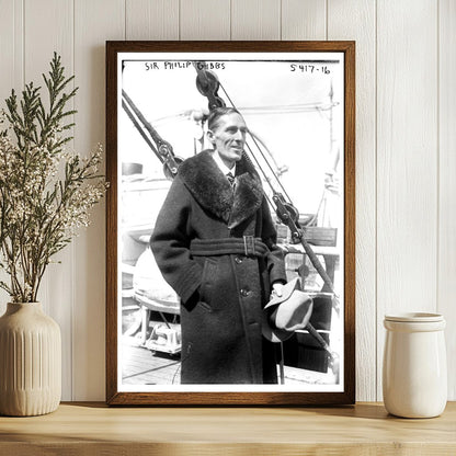 1921 Portrait of Notable War Correspondent