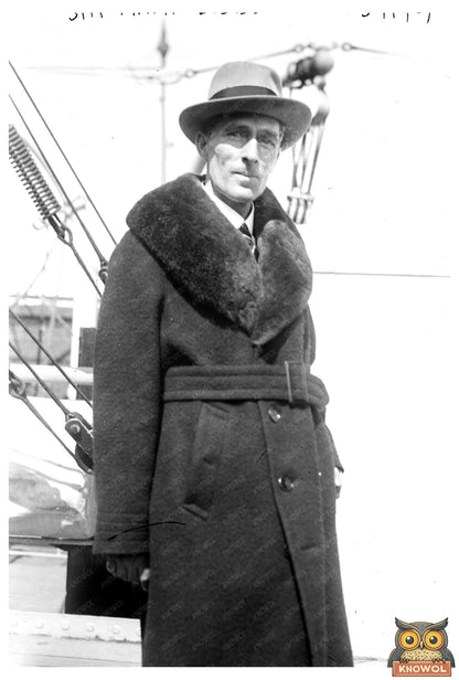 1921 Portrait of Sir Philip Gibbs: War Journalist Icon