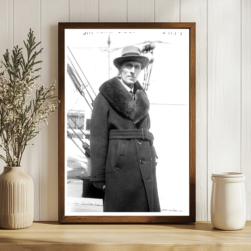 1921 Portrait of Sir Philip Gibbs: War Journalist Icon