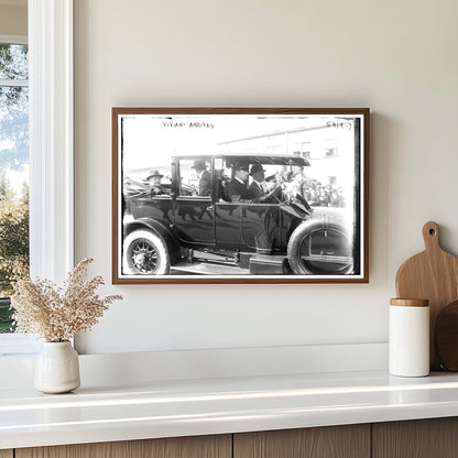 French Statesman Vivianis Historic U.S. Arrival