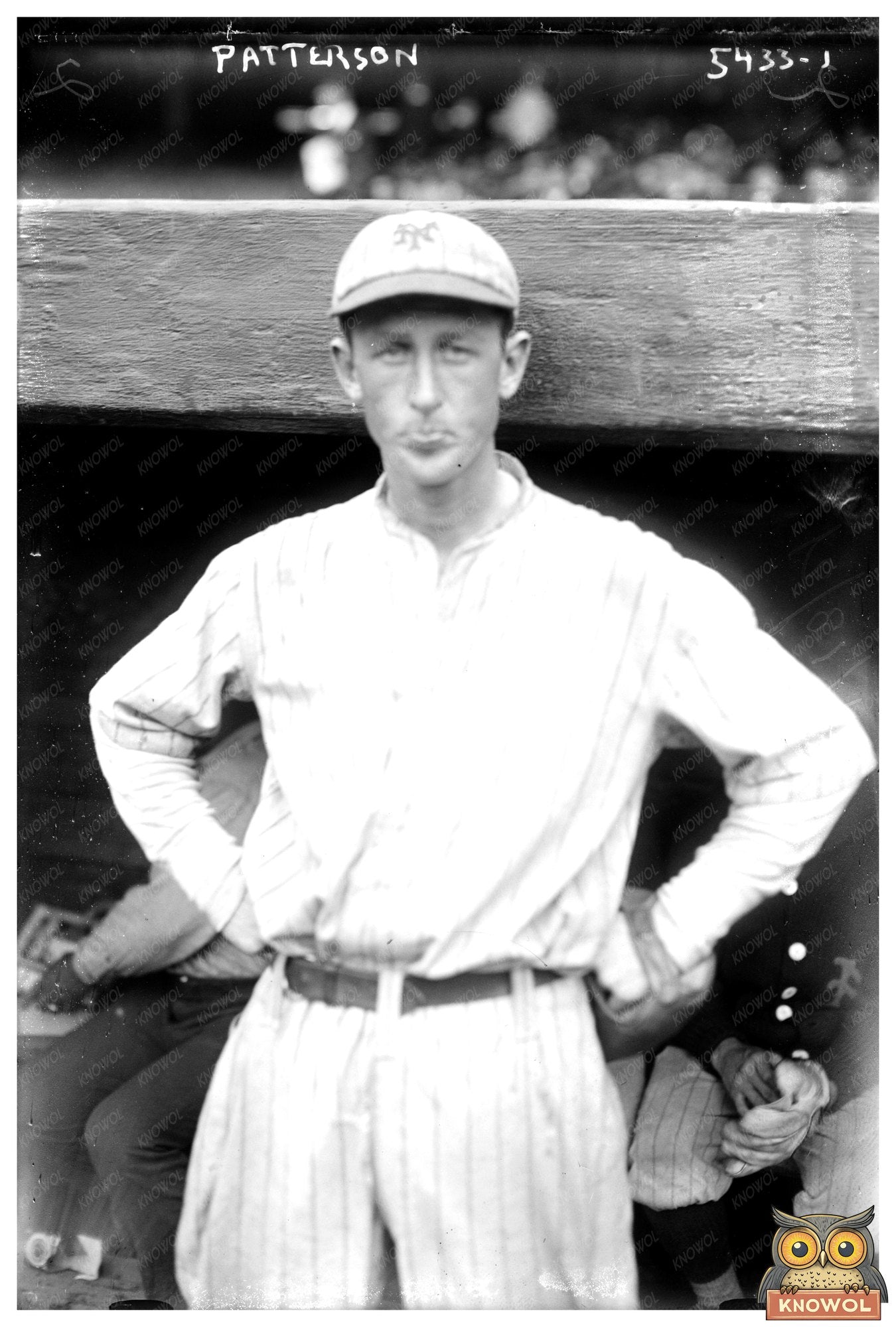 1921 New York Baseball Star in Action