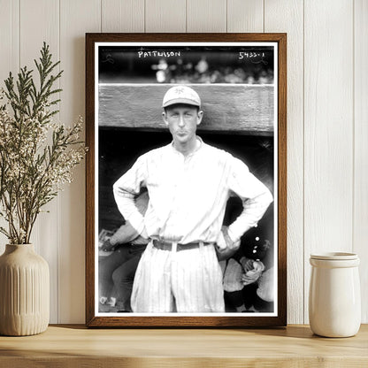 1921 New York Baseball Star in Action