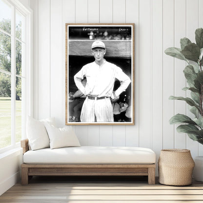 1921 New York Baseball Star in Action