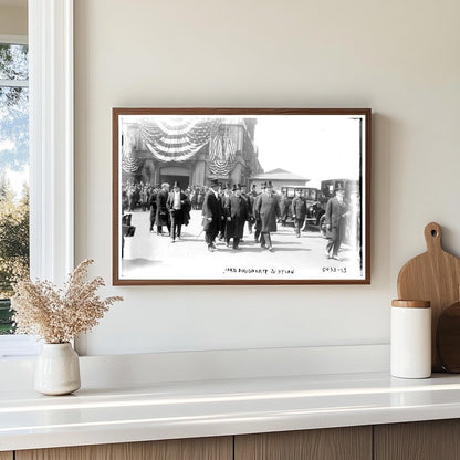 Historic NYC Meeting: Cardinal & Mayor Welcome 1921