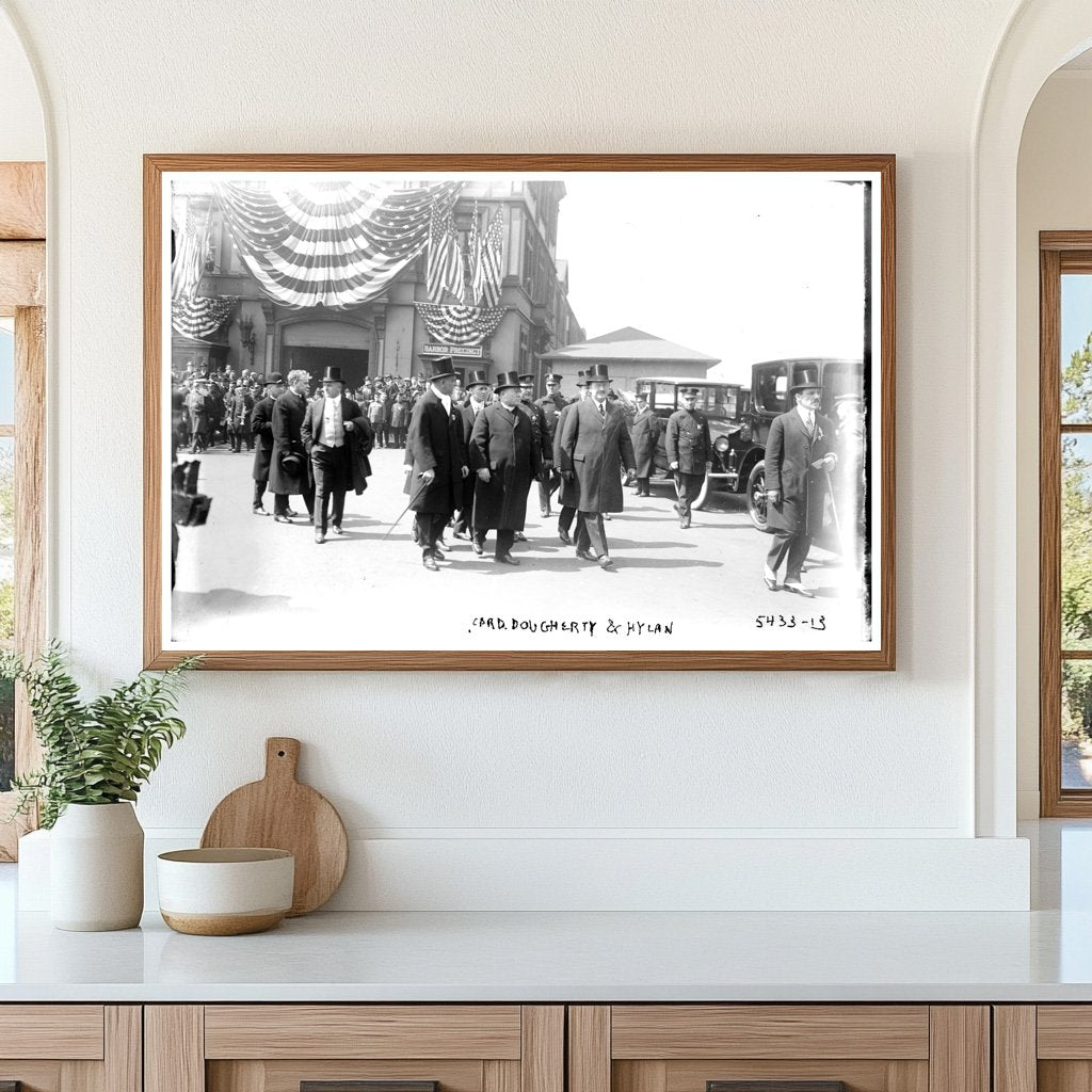 Historic NYC Meeting: Cardinal & Mayor Welcome 1921