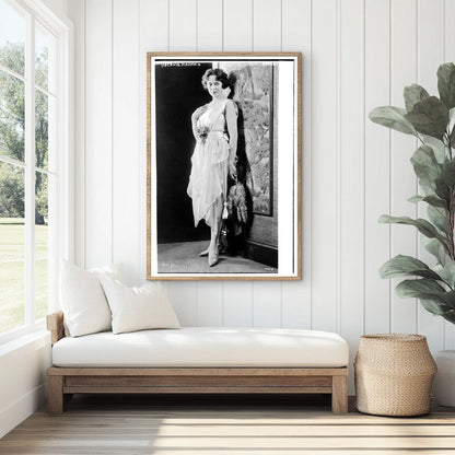 1920s Icon: Natalie Manning in Vintage Glass Negative