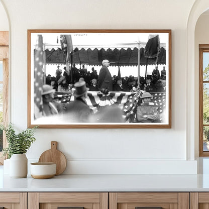 1921 Presidential Moment: Warren G. Harding Captured