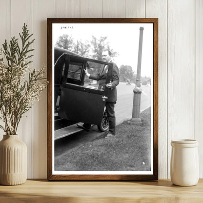 1920s Vintage Portrait of a Distinctive Man