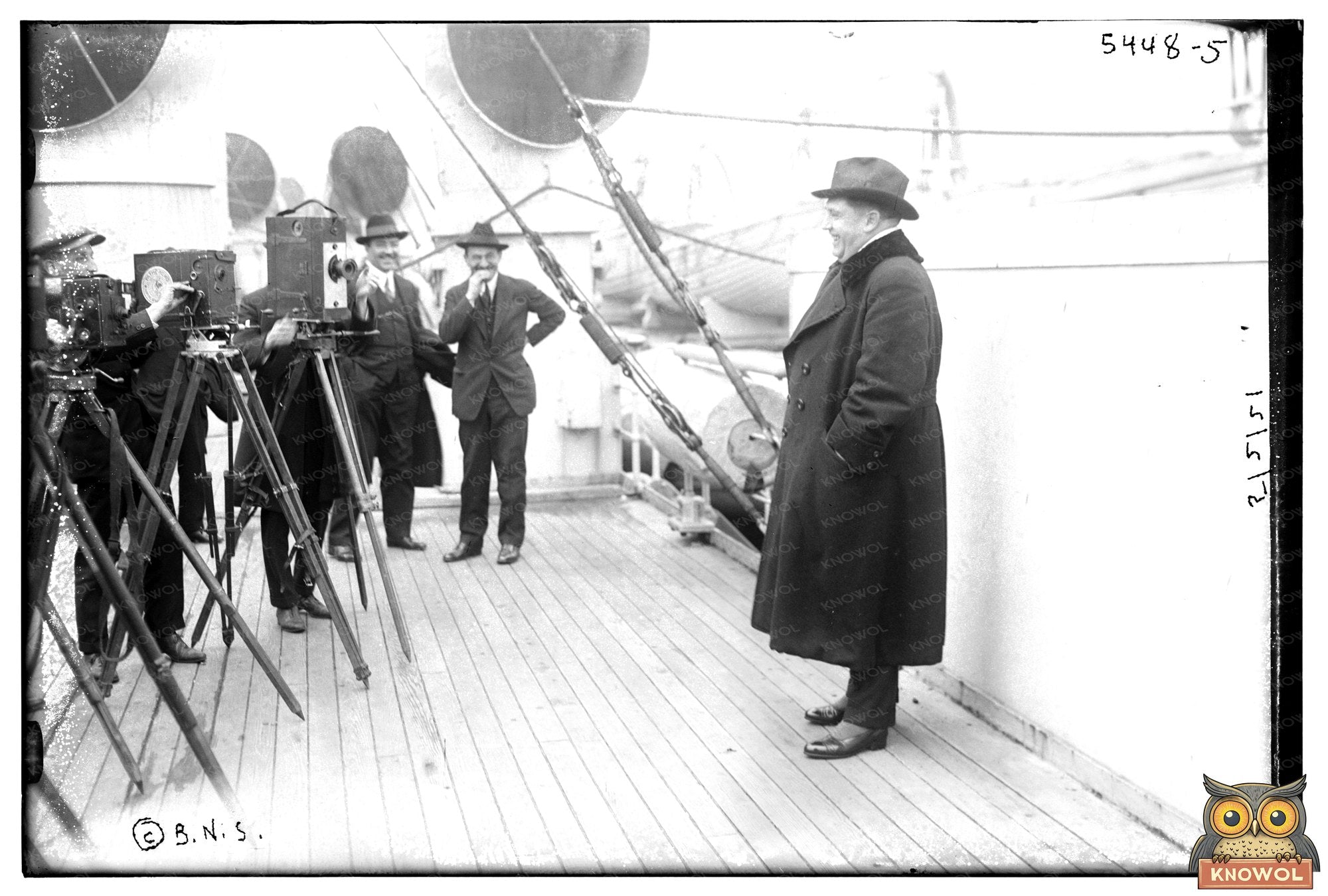 1921 Era Portrait of a Trailblazing Public Figure