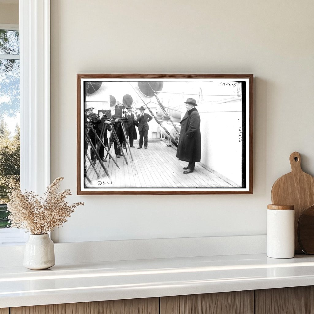 1921 Era Portrait of a Trailblazing Public Figure