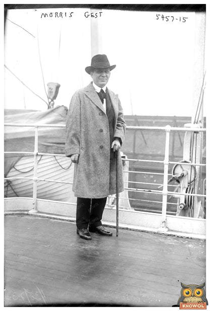 1920s Theater Pioneer in Captivating Portrait