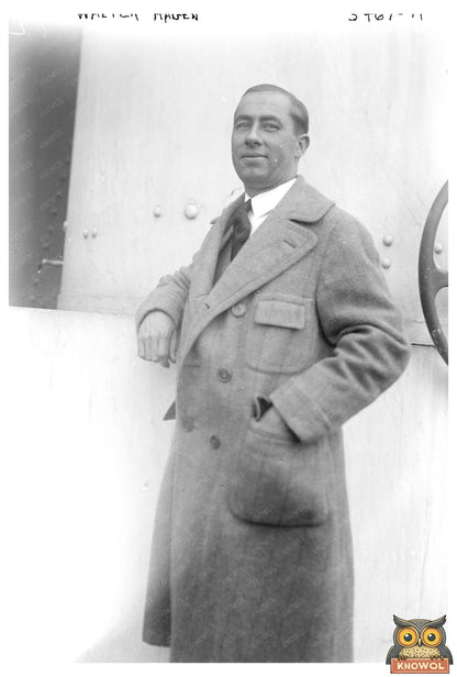 1920s Golf Legend in Action: Black and White Mastery