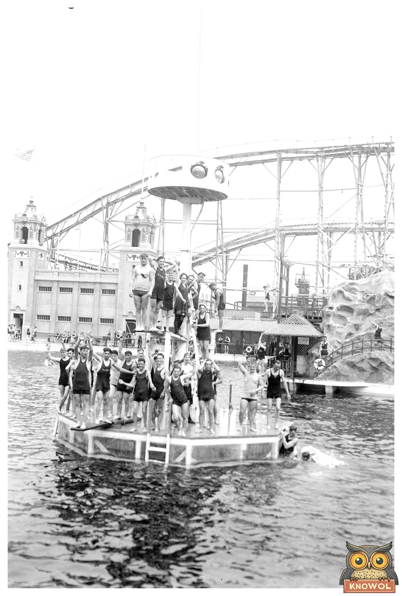 Vintage Starlight Park: 1900s Bronx Leisure Scene