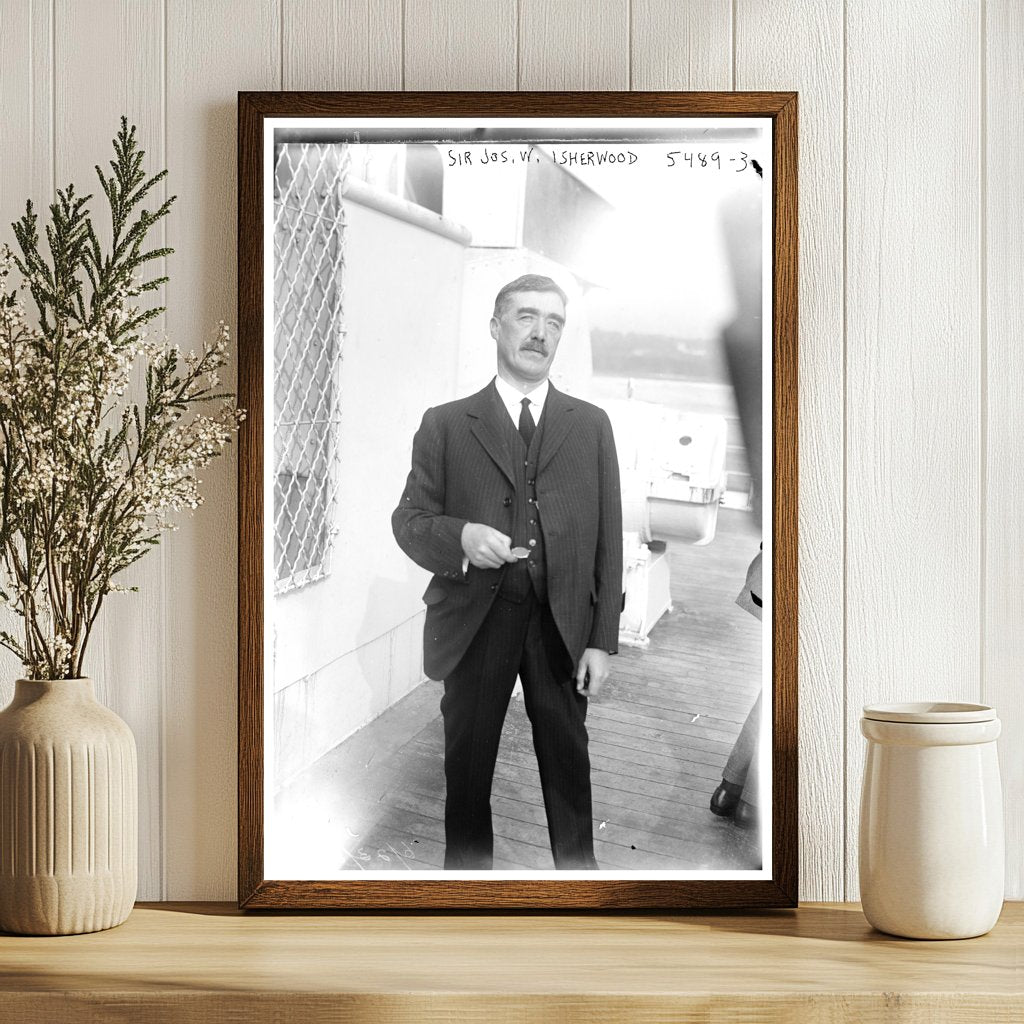 1920s Portrait of a Notable Early 20th Century Figure