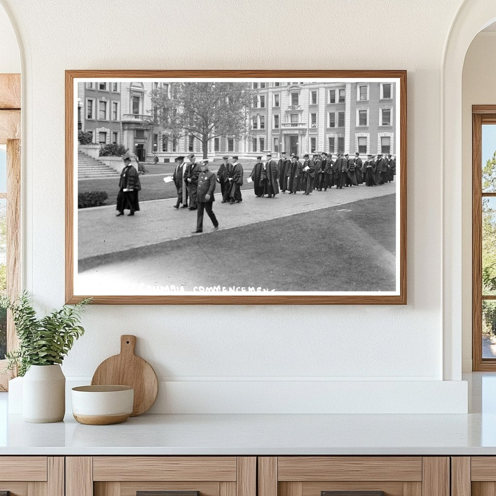 1920s Columbia University Graduation Celebration