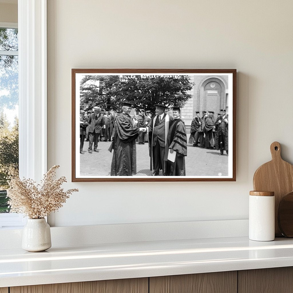 1921 Trio Portrait: Miller, Butler & Manning in Focus