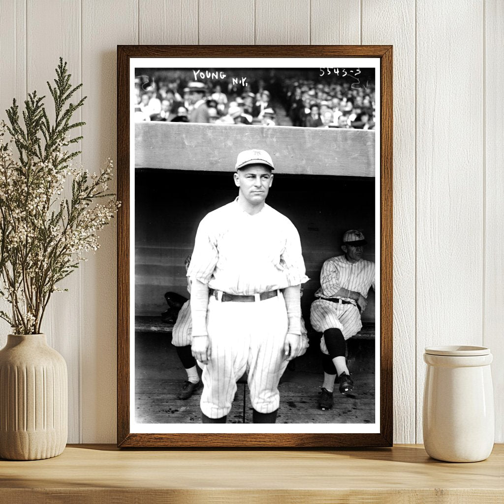 1920 New York NL Player Ross Youngs in Action