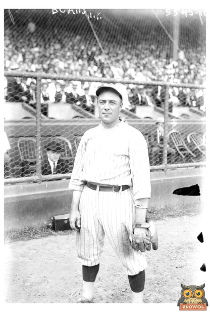 1921 New York NL Baseball Star in Action