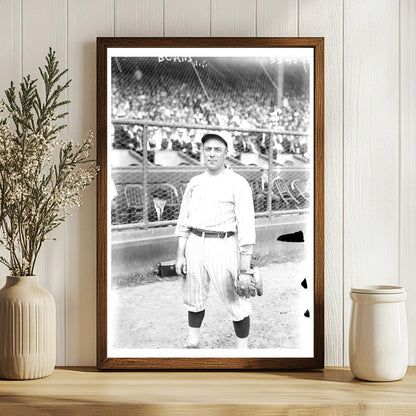1921 New York NL Baseball Star in Action