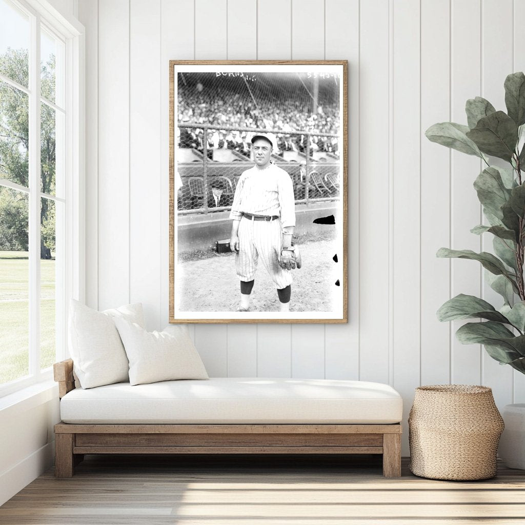 1921 New York NL Baseball Star in Action