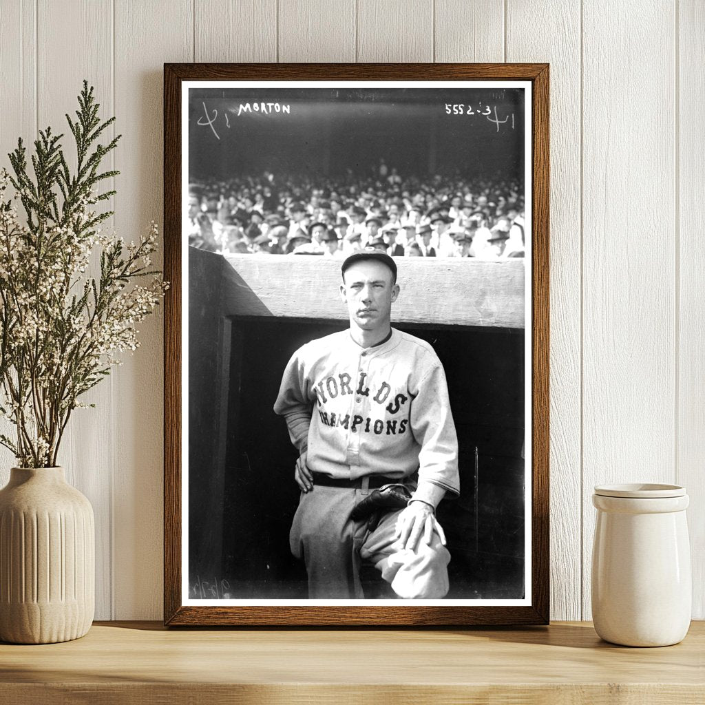 1921 Vintage Portrait of Cleveland Baseball Legend