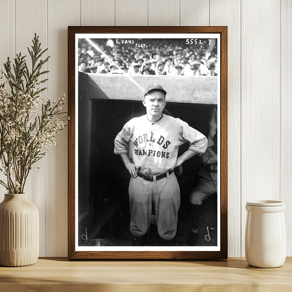 1921 Joe Evans: Pioneering Baseball Star of Cleveland