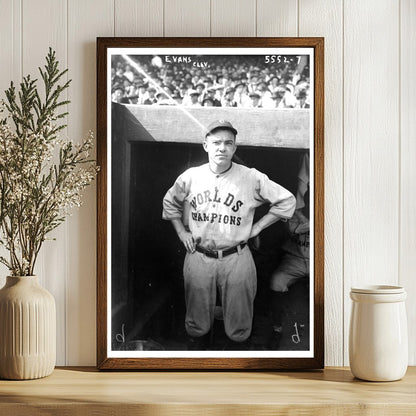 1921 Joe Evans: Pioneering Baseball Star of Cleveland
